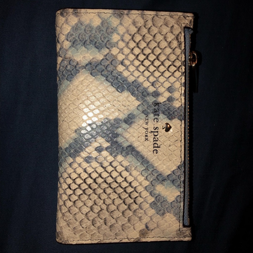 Kate Spade Mikey Wallet Snake Skin